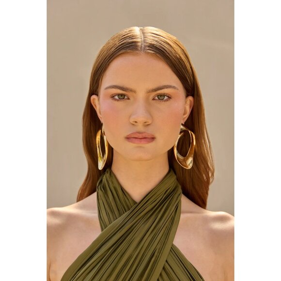 Cult Gaia Gold Earrings - Picture 7 of 10